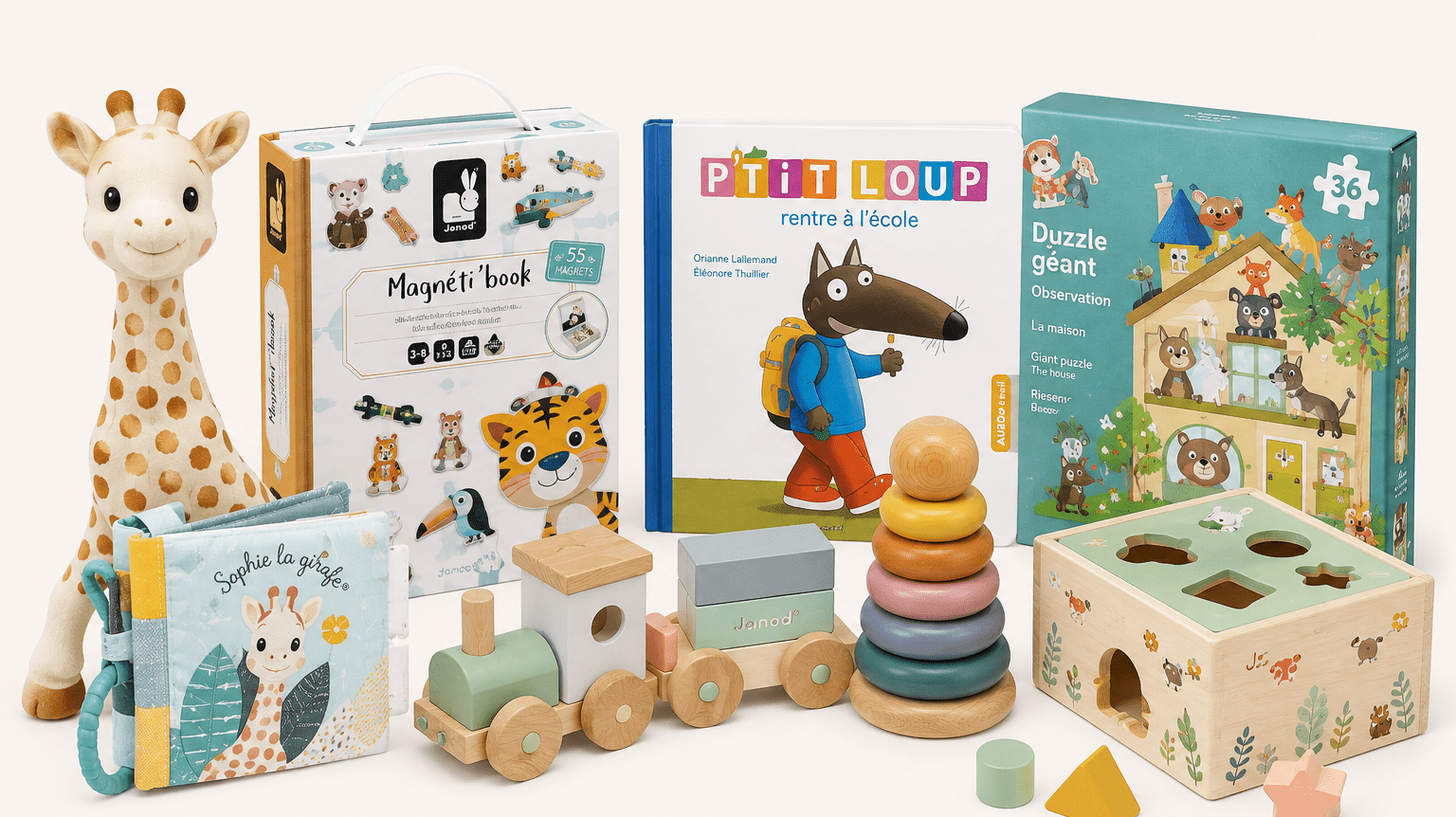 Cadeau bébé & enfant : idées par âge de 0 à 6 ans | LeoLudo - Boutique LeoLudo