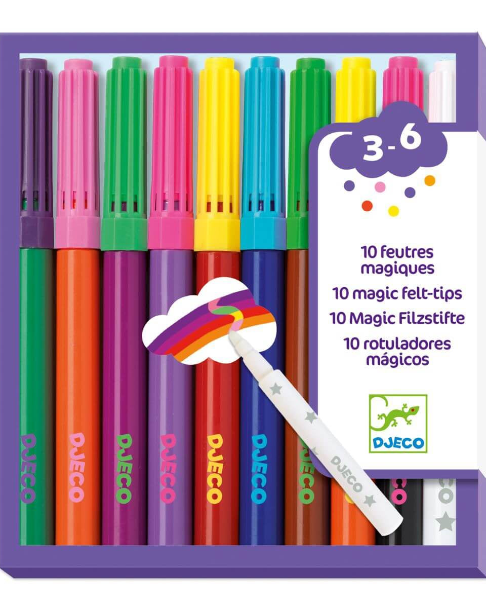 10 feutres magiques - Art & bricolage - Boutique LeoLudo - Djeco
