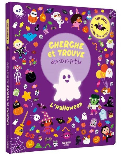 Cherche et trouve des tout-petits - L'Halloween-Auzou-Boutique LeoLudo