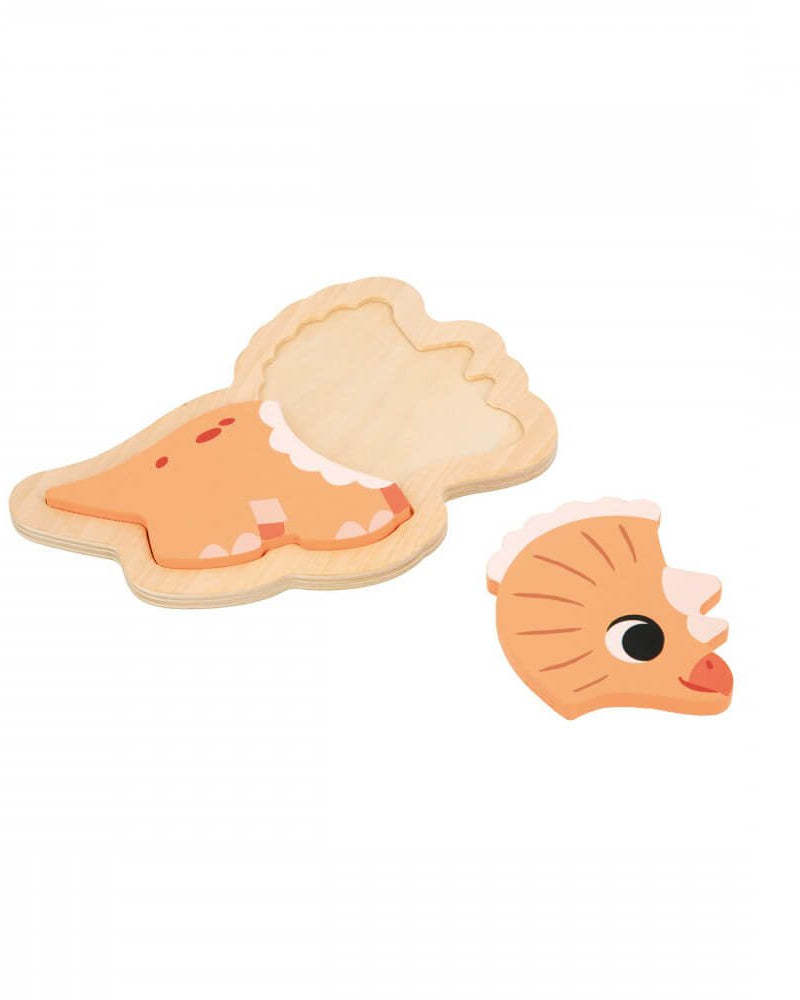 4 puzzles d'éveil évolutifs Dino (2 à 5 pcs.) - Casse - têtes - Boutique LeoLudo - Janod