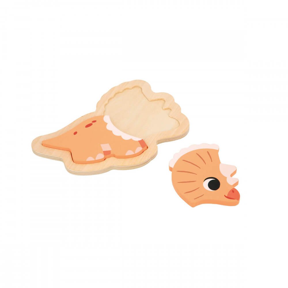 4 puzzles d'éveil évolutifs Dino (2 à 5 pcs.) - Casse - têtes - Boutique LeoLudo - Janod