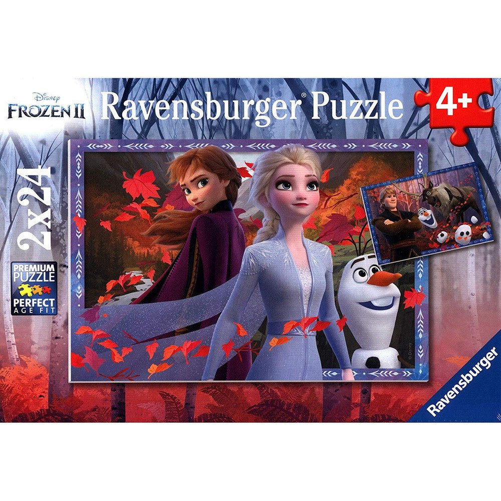Puzzle Frozen Frosty Adventures (2 x 24 pcs)-Ravensburger-Boutique LeoLudo