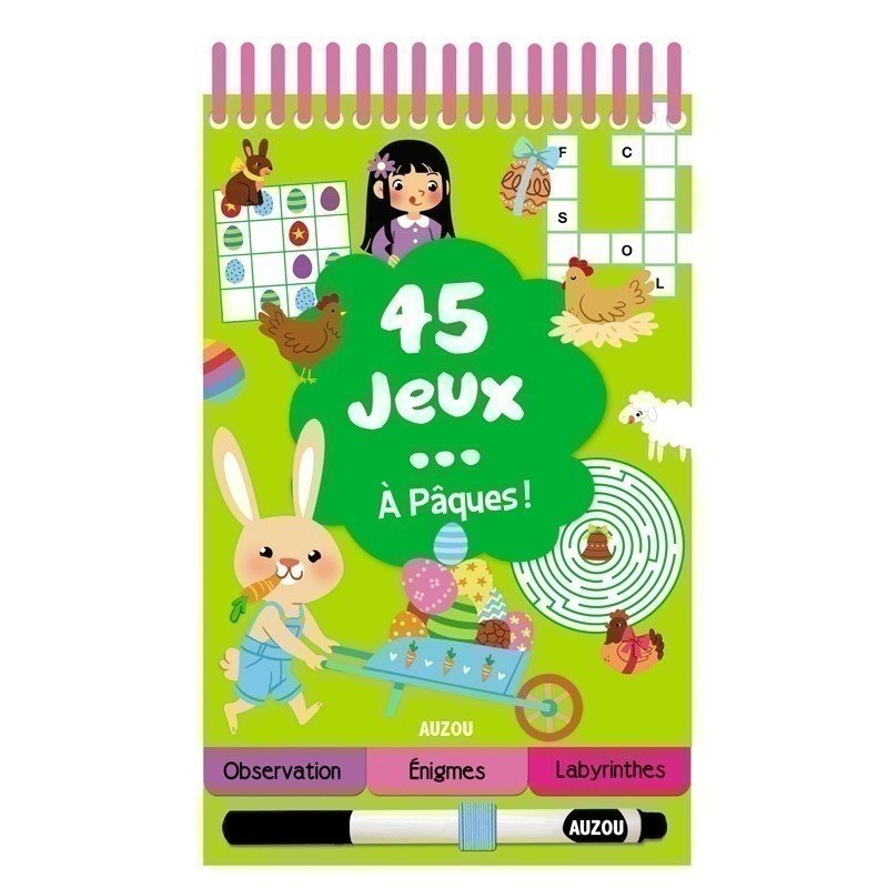 45 jeux à Pâques - Livres - Boutique LeoLudo - Auzou