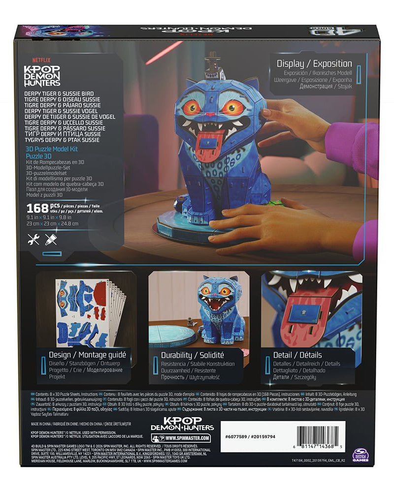 4D Build - K-Pop Demon Hunters: Derpy & Sussie -Casse-têtes- Boutique LeoLudo-4D Build