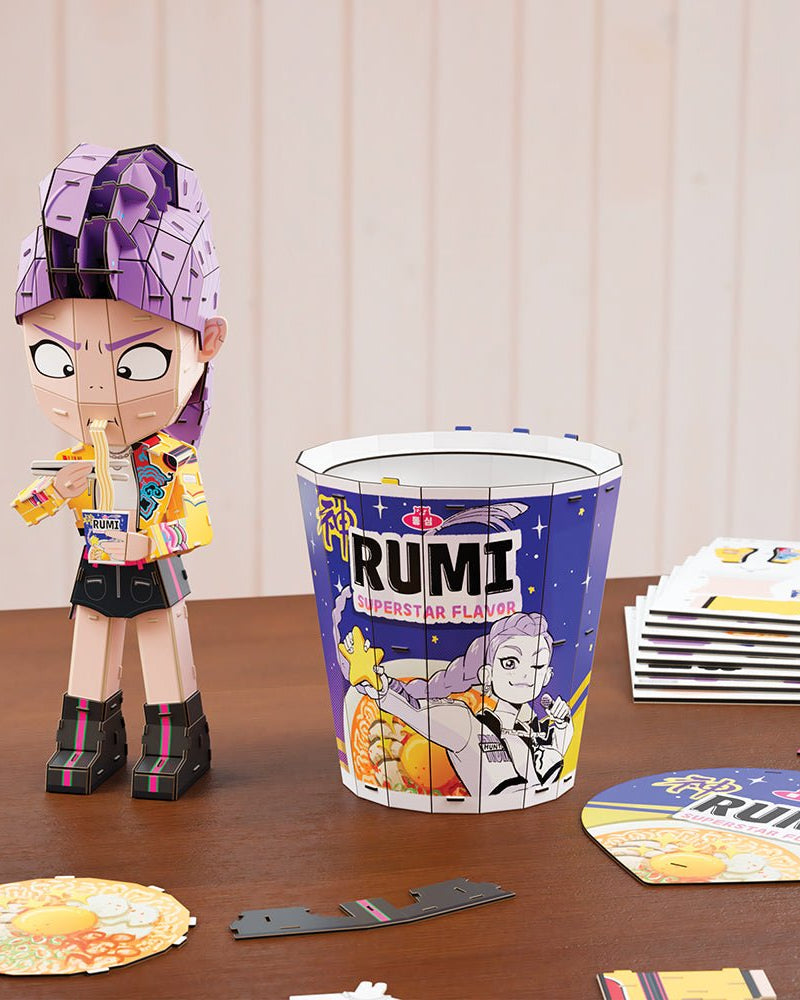 4D Build - K-Pop Demon Hunters: Ramen de Rumi -Casse-têtes- Boutique LeoLudo-4D Build