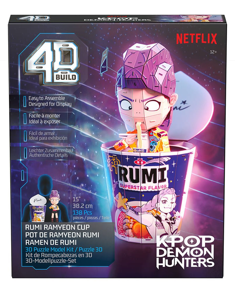 4D Build - K-Pop Demon Hunters: Ramen de Rumi -Casse-têtes- Boutique LeoLudo-4D Build