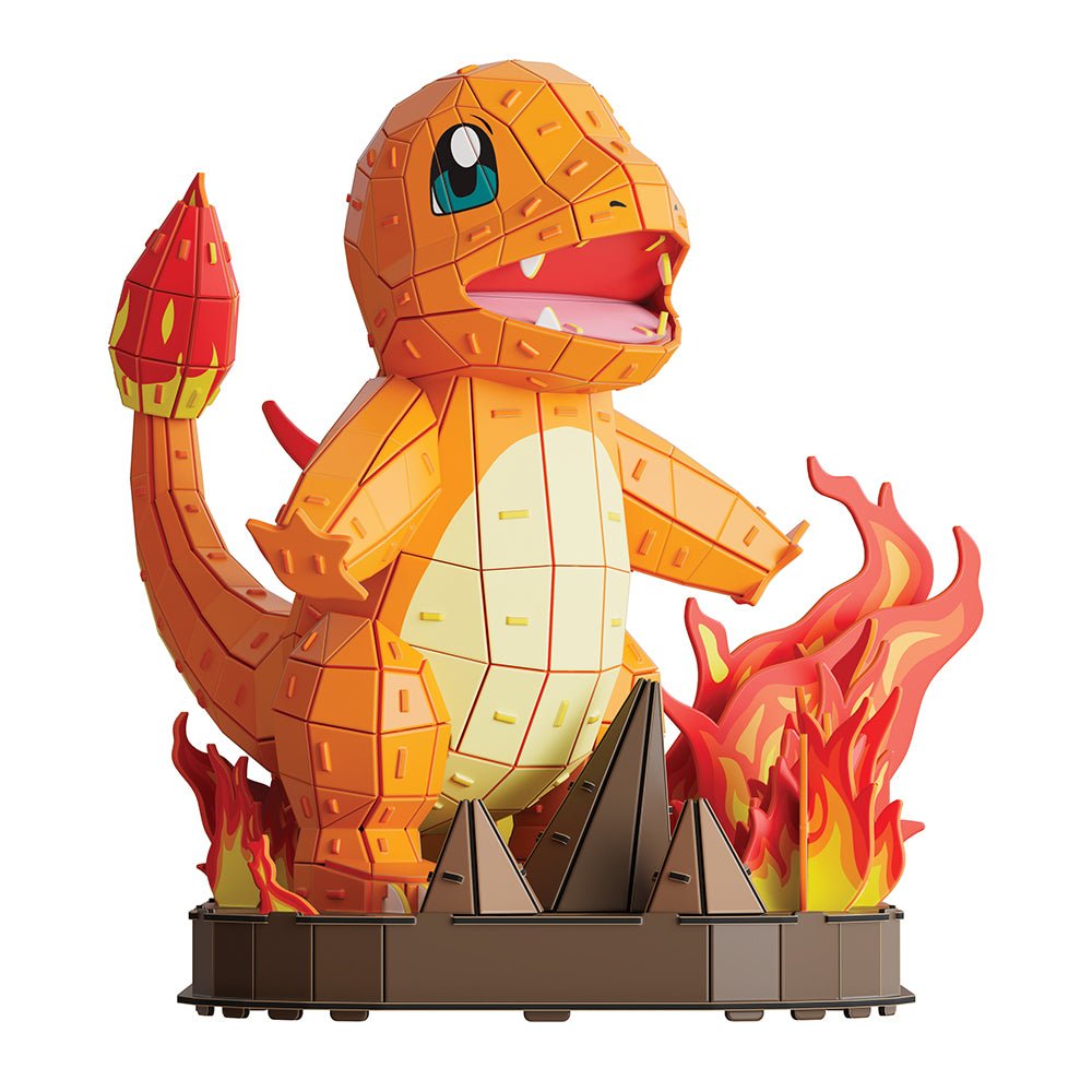 4D Build - Pokémon Salamèche -Casse-têtes- Boutique LeoLudo-4D Build