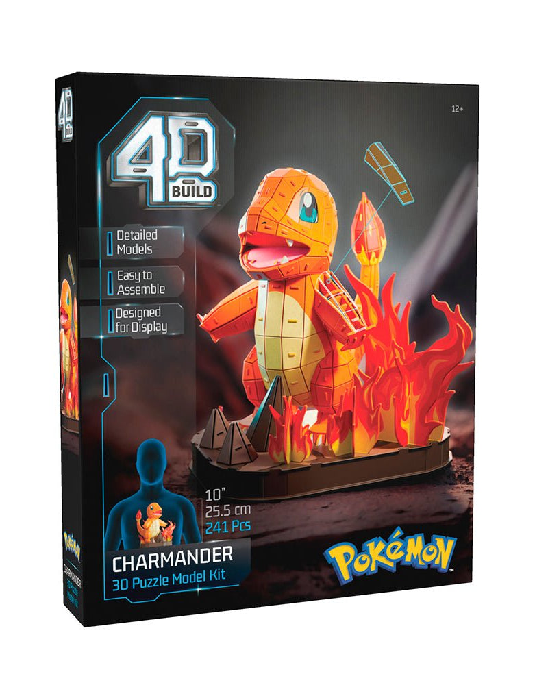 4D Build - Pokémon Salamèche -Casse-têtes- Boutique LeoLudo-4D Build