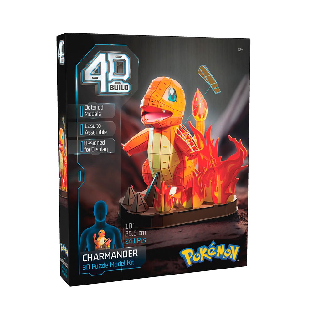 4D Build - Pokémon Salamèche -Casse-têtes- Boutique LeoLudo-4D Build