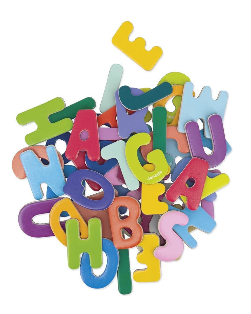 52 lettres magnétiques (bois) - Jeux éducatifs - Boutique LeoLudo - Janod