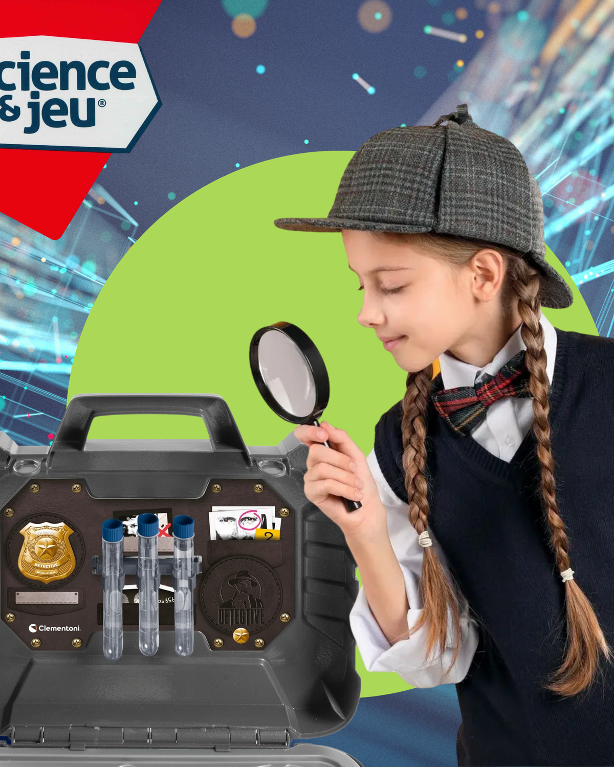 Valise de détective - Clementoni - Boutique LeoLudo