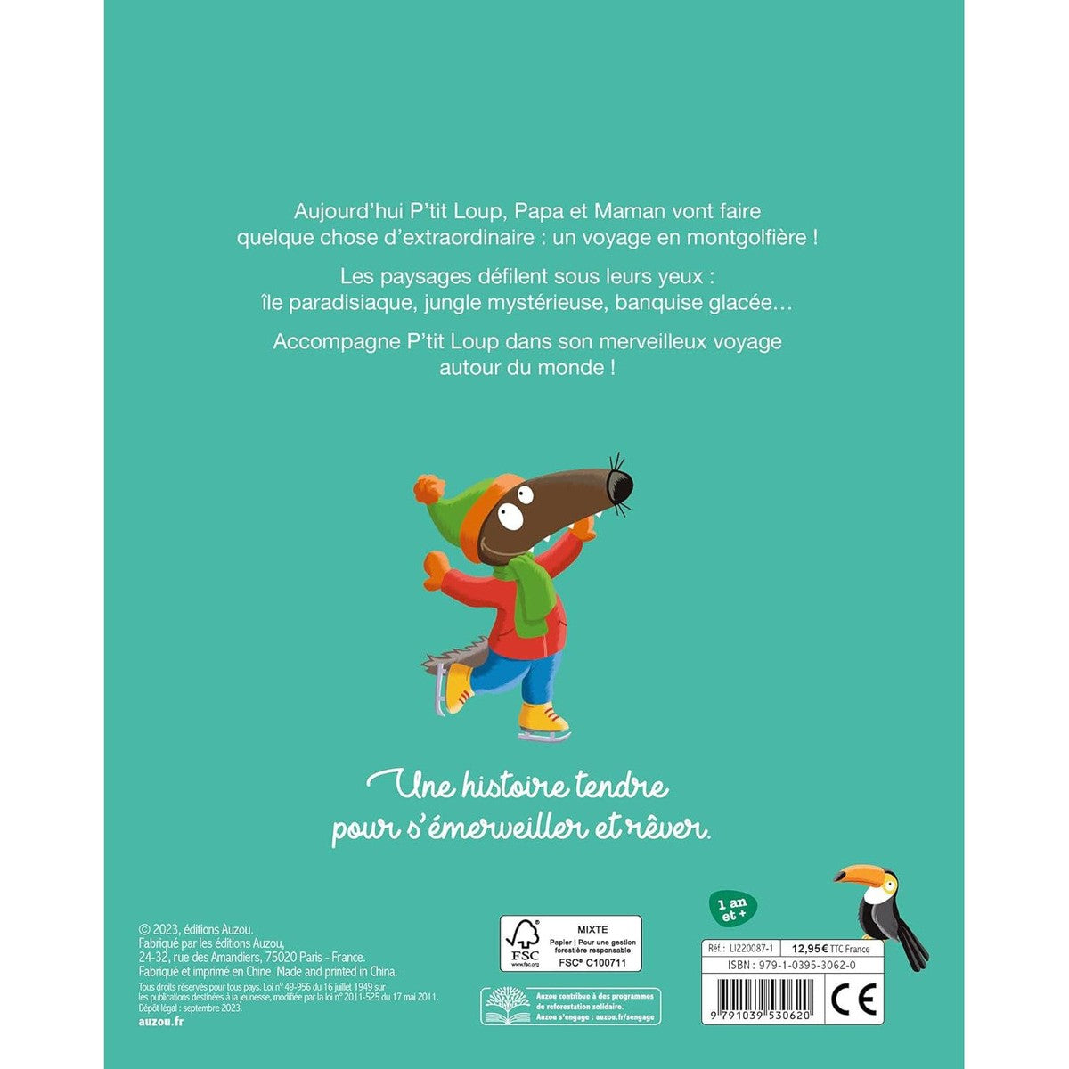 Le merveilleux voyage de P'tit Loup-Auzou-Boutique LeoLudo