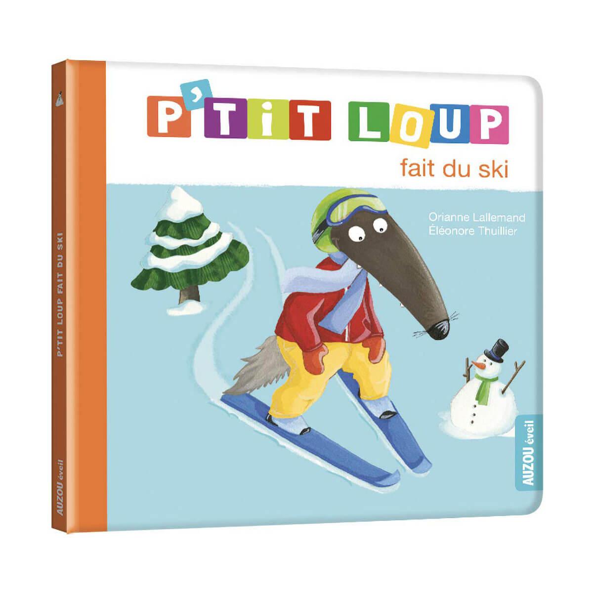 P'tit Loup fait du ski-Auzou-Boutique LeoLudo