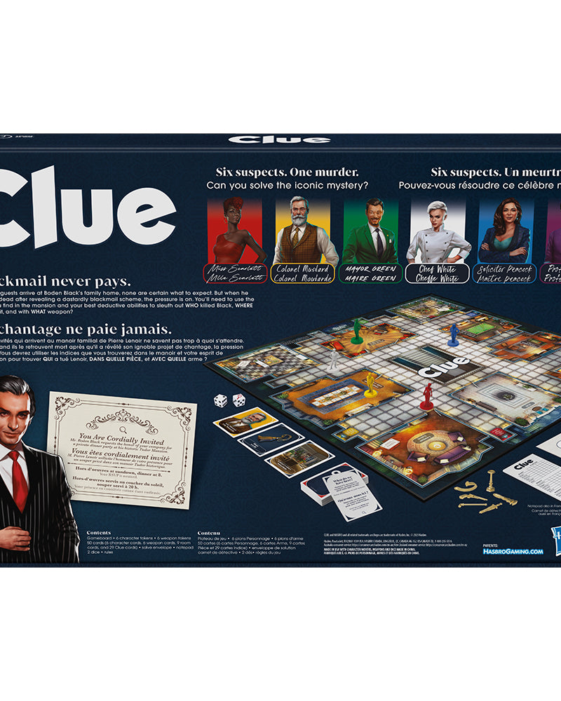 Jeu de société - Clue classique (bilingue) - Jeux de société - Hasbro - Boutique LeoLudo
