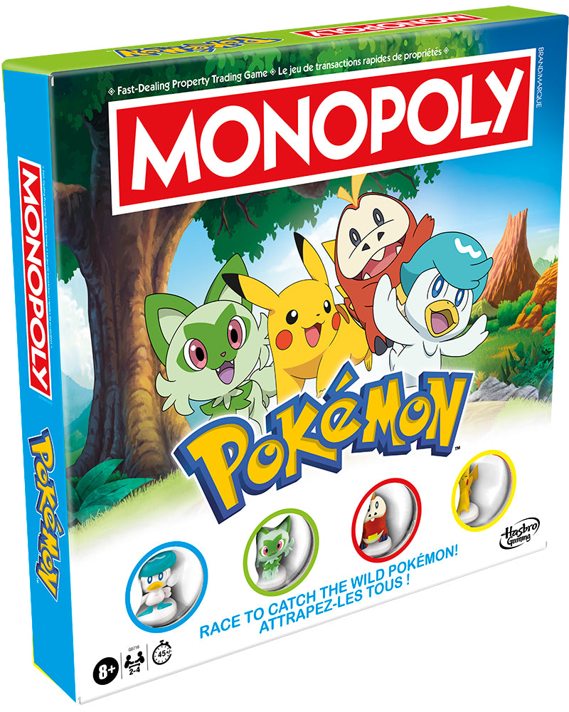 Jeu de société - Monopoly Pokémon (bilingue) - Jeux de société - Hasbro - Boutique LeoLudo
