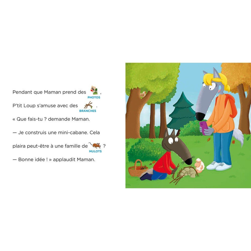 P'tit Loup se balade en forêt Livres- Boutique LeoLudo