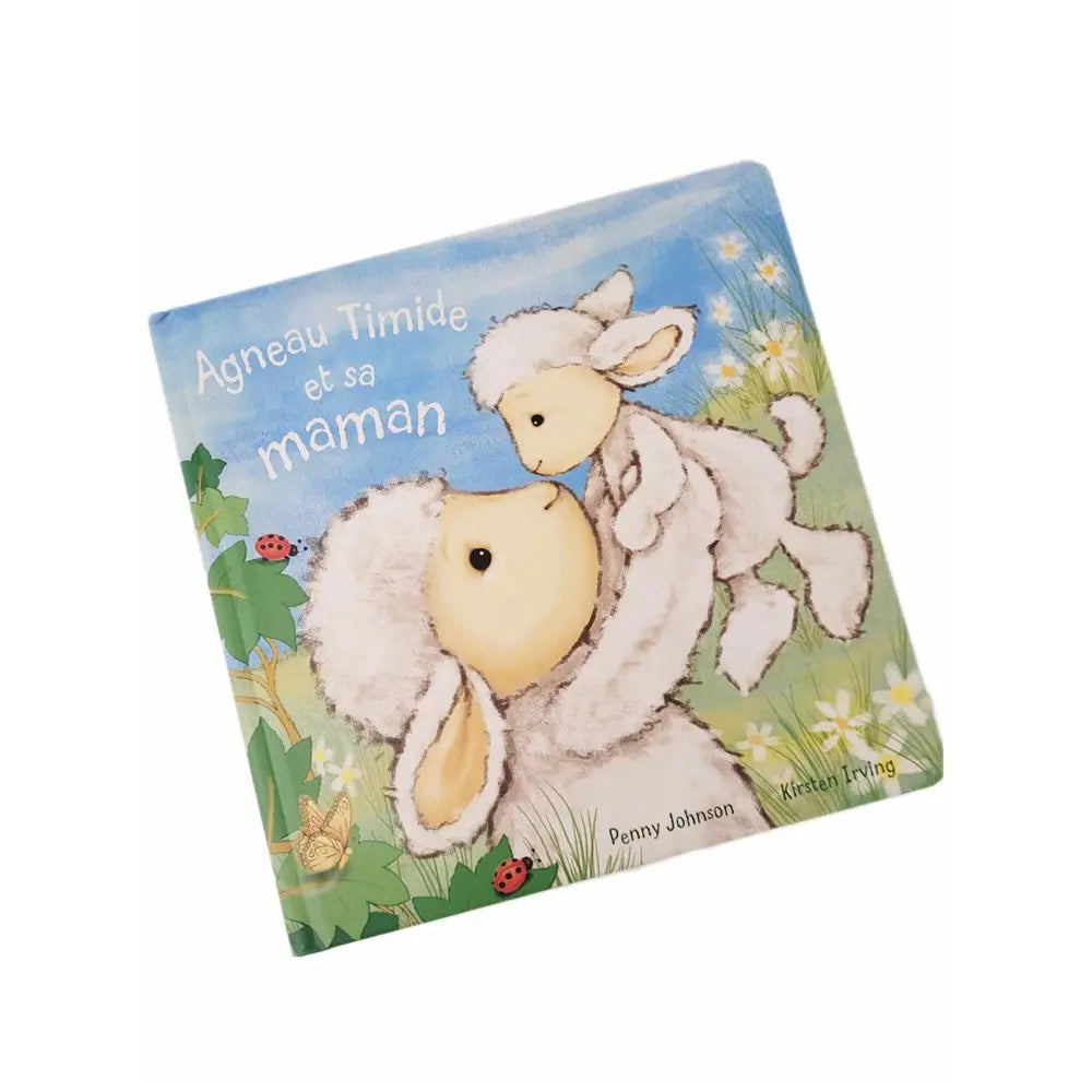 Livre d'éveil - Agneau timide et sa maman (FR)-Jellycat-Boutique LeoLudo