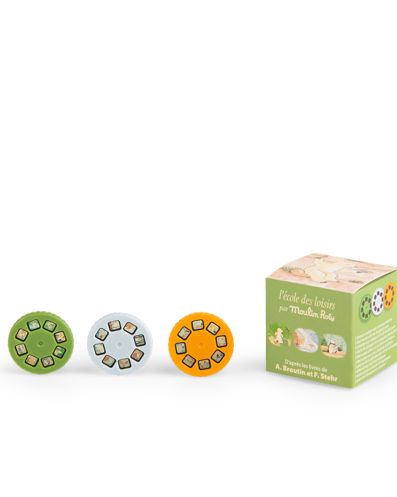 Disques (3) pour lampe à histoire École des loisirs-Moulin Roty-Boutique LeoLudo