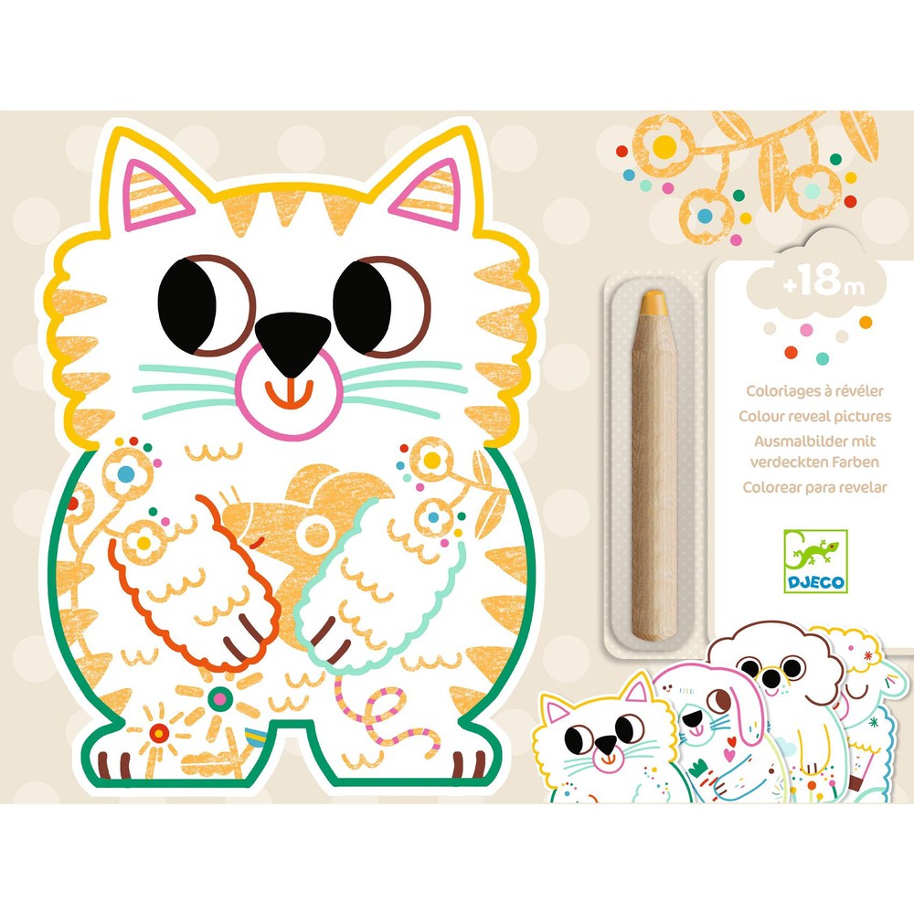 Cahier de coloriage Animaux familiers Art & bricolage- Boutique LeoLudo
