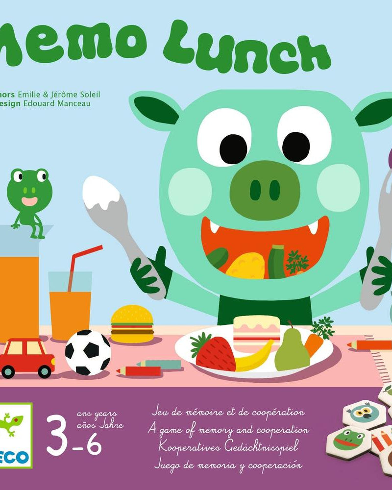 Memo Lunch Jeux de société- Boutique LeoLudo