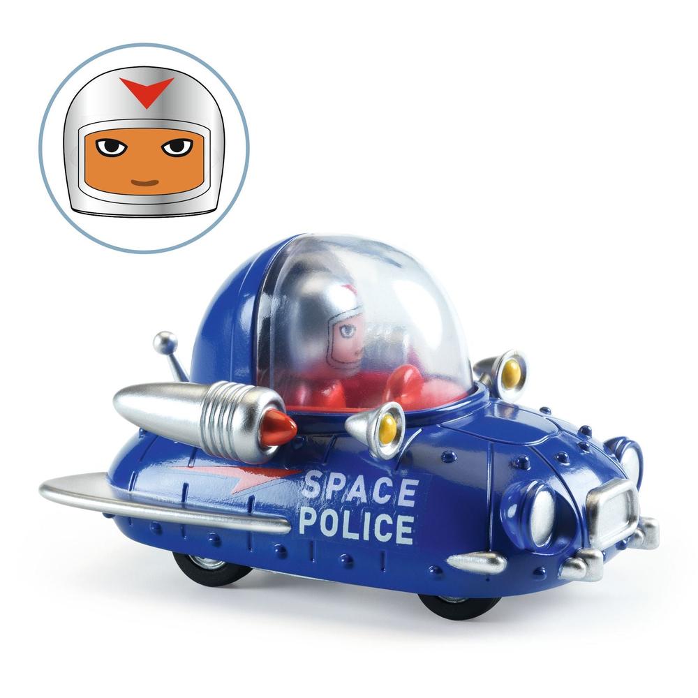 Crazy Motors - Space police. Véhicule de patrouille galactique ultra performant ! Véhicules de jeu- Boutique LeoLudo