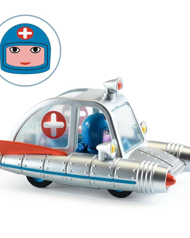 Crazy Motors - Space ambulance Véhicules de jeu- Boutique LeoLudo