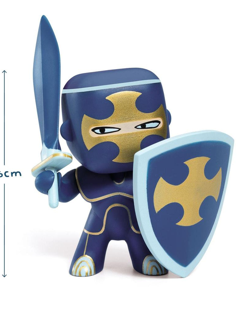 Figurine Arty Toys - Dark Blue Knight Figurines- Boutique LeoLudo