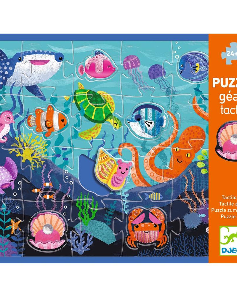 Puzzle géant Tactilo Mer (32 pcs) -Casse-têtes- Boutique LeoLudo -