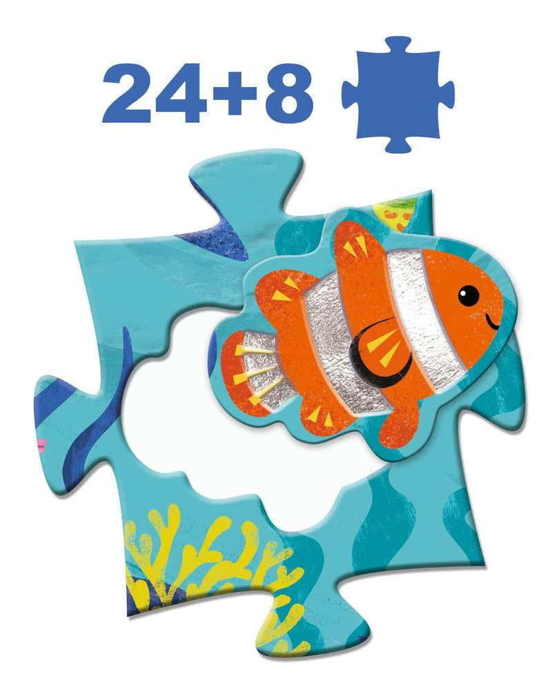 Puzzle géant Tactilo Mer (32 pcs) -Casse-têtes- Boutique LeoLudo -
