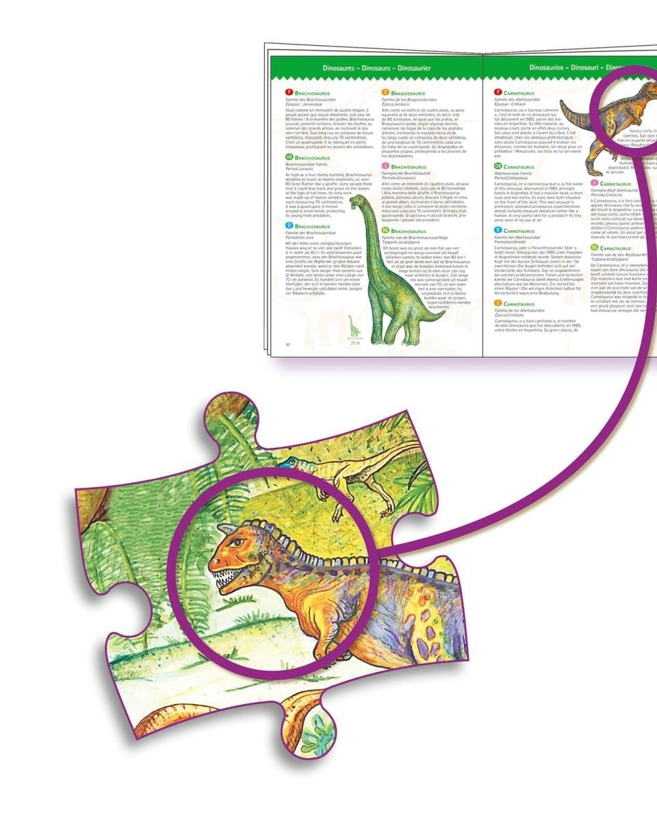 Puzzle observation - Dinosaures (100 pcs) -Casse-têtes- Boutique LeoLudo-Djeco