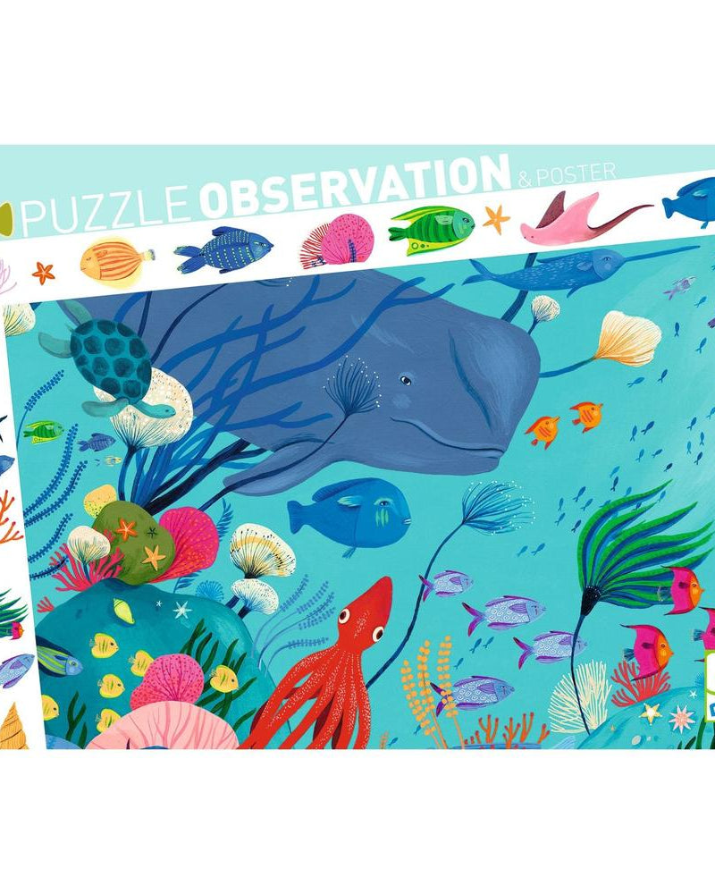 Puzzle observation - Aquatique (54 pcs) -Casse-têtes- Boutique LeoLudo-Djeco