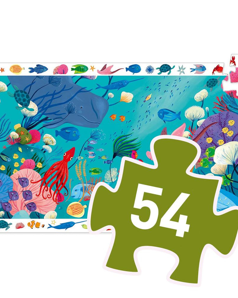 Puzzle observation - Aquatique (54 pcs) -Casse-têtes- Boutique LeoLudo-Djeco