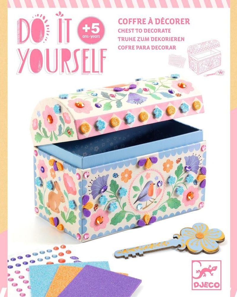 Coffre à décorer DIY - Précieux trésors Art & bricolage- Boutique LeoLudo