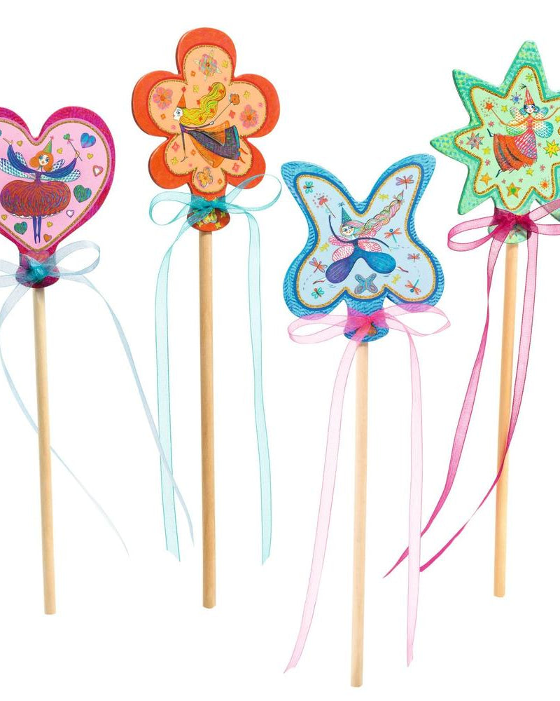 Kit DIY Baguettes magiques Petites fées -Art & bricolage- Boutique LeoLudo-Djeco
