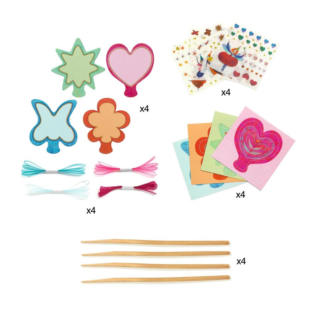 Kit DIY Baguettes magiques Petites fées -Art & bricolage- Boutique LeoLudo-Djeco