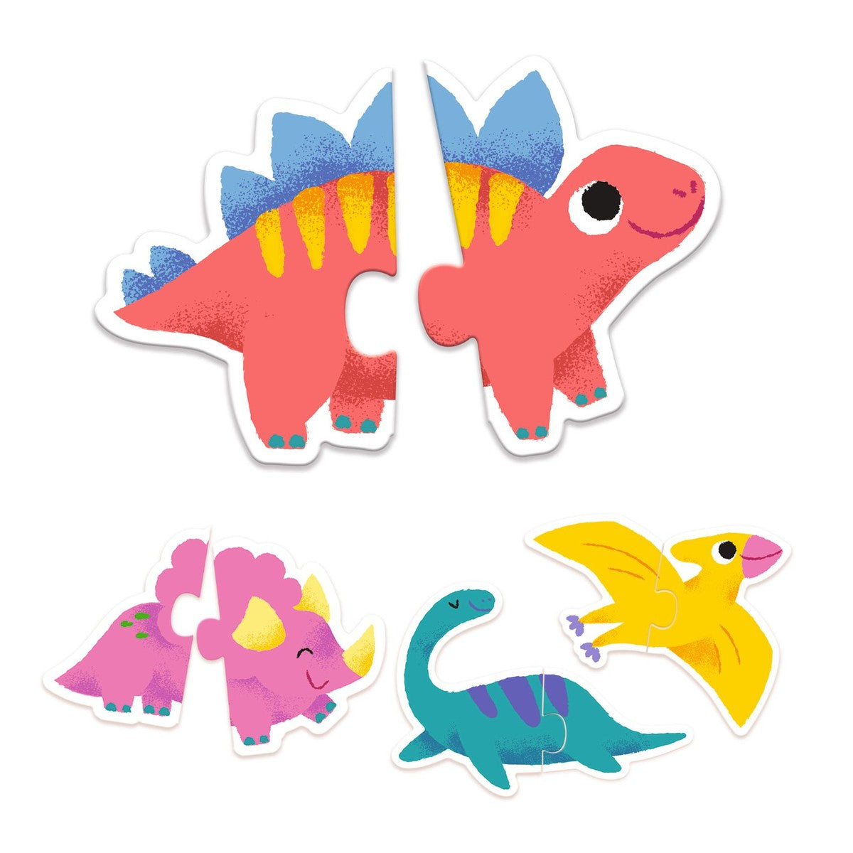 Puzzle duo - Dinos-Djeco-Boutique LeoLudo