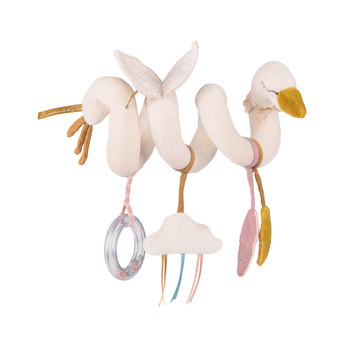 Grande peluche Spirale d'activités Cygne-Moulin Roty-Boutique LeoLudo