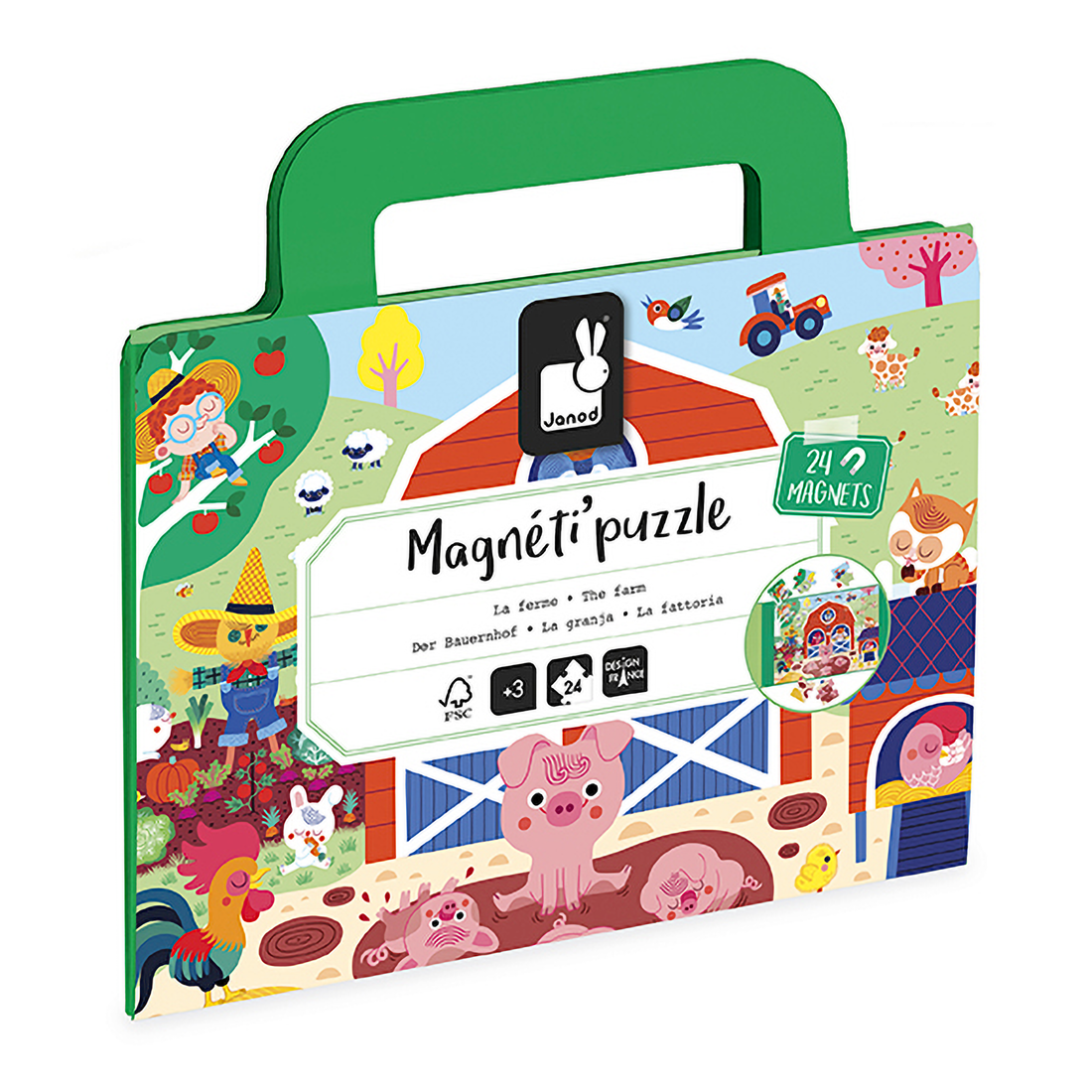Magnéti'puzzles Ferme - Janod