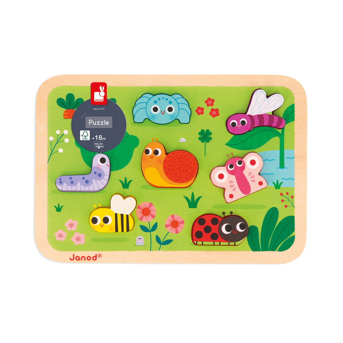 Chunky Puzzle - Puzzle de jardin coloré Casse-têtes- Boutique LeoLudo