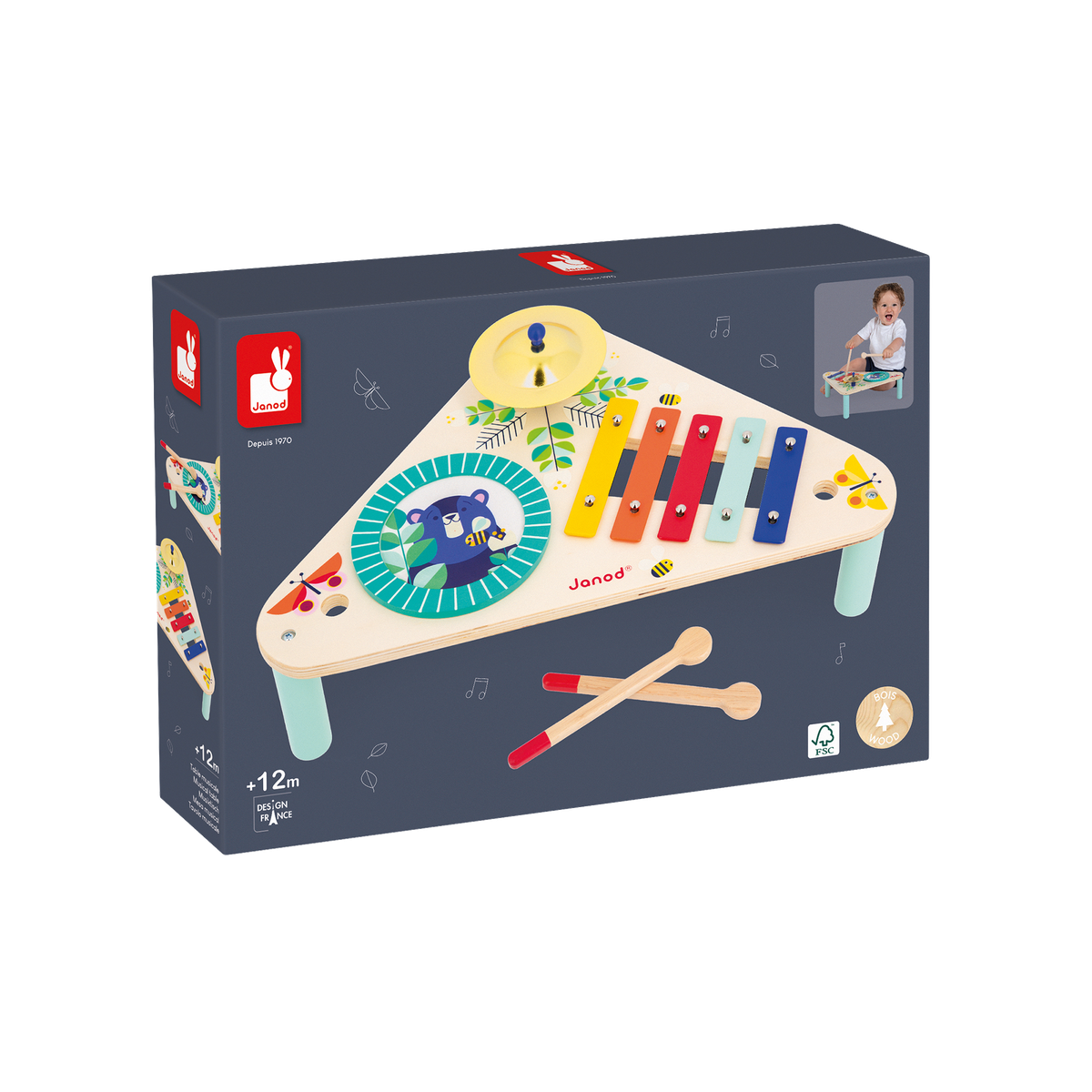 Table musicale Gioia : Un plaisir auditif assuréJouets musicaux - Boutique LeoLudo