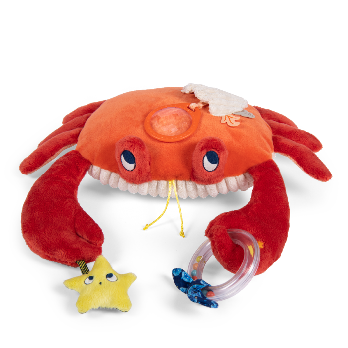 Grand crabe d'activités (34 cm)-Moulin Roty-Boutique LeoLudo