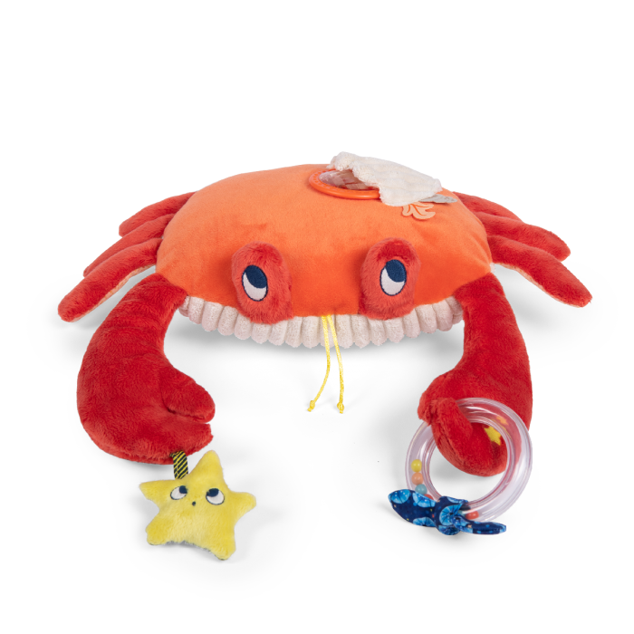 Grand crabe d'activités (34 cm)-Moulin Roty-Boutique LeoLudo