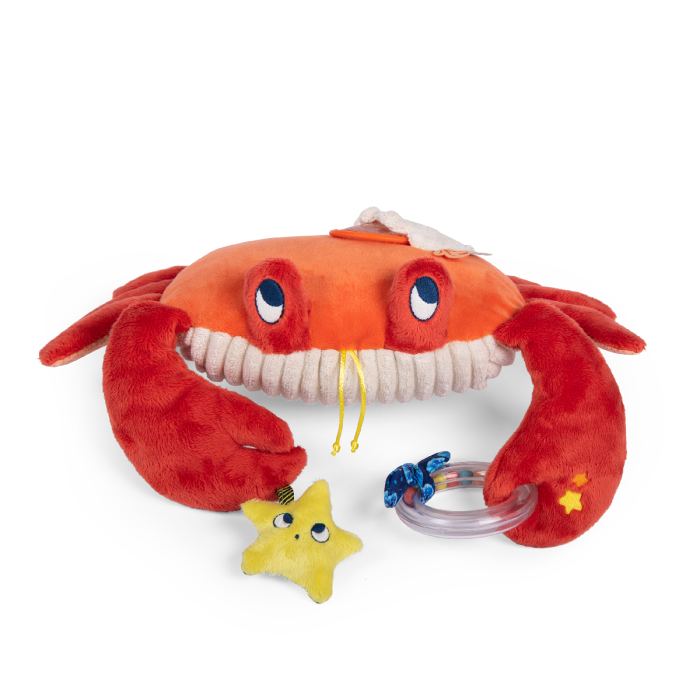 Grand crabe d'activités (34 cm)-Moulin Roty-Boutique LeoLudo