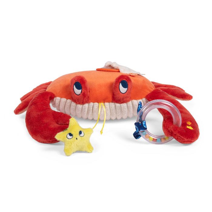 Grand crabe d'activités (34 cm)-Moulin Roty-Boutique LeoLudo