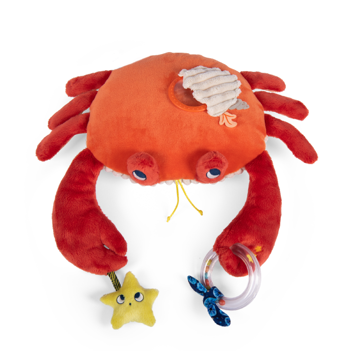Grand crabe d'activités (34 cm)-Moulin Roty-Boutique LeoLudo
