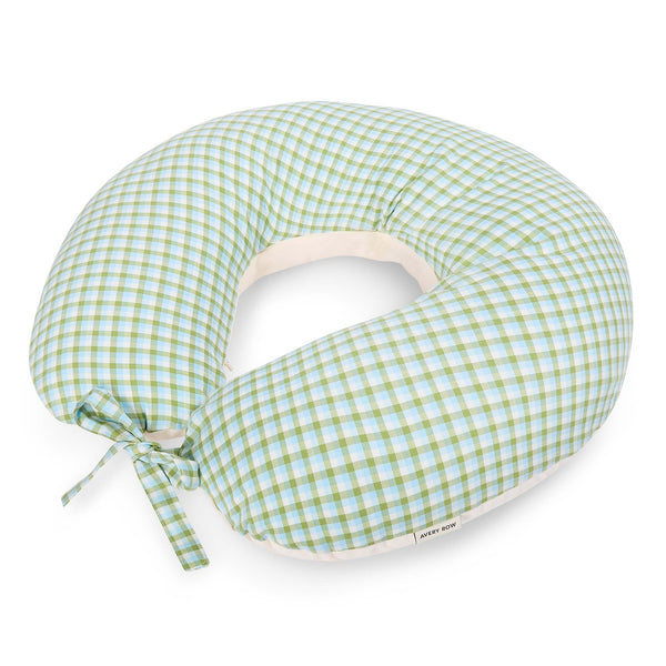 Oreiller d'allaitement Greenhouse Gingham