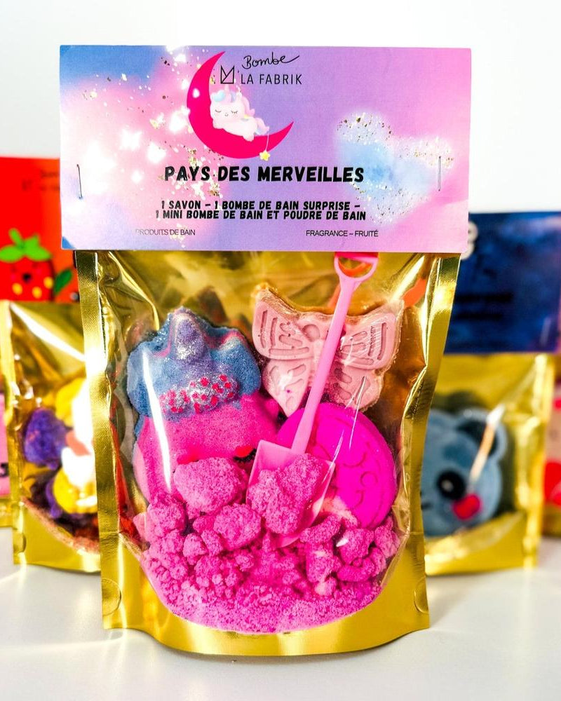 Sachet découverte - Pays des merveilles Pour le bain- Boutique LeoLudo