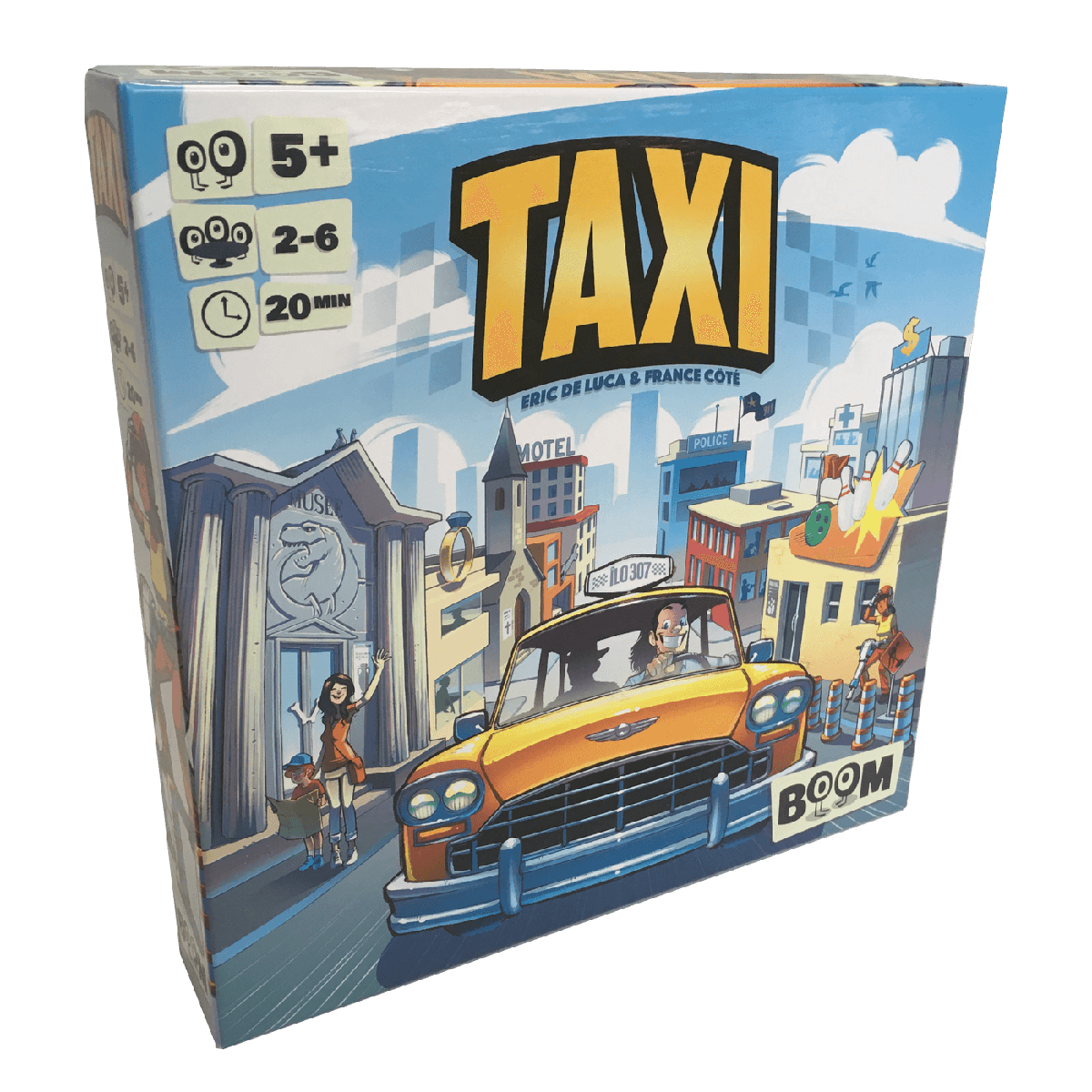 Jeu de société familial Taxi-Jouets BOOM-Boutique LeoLudo