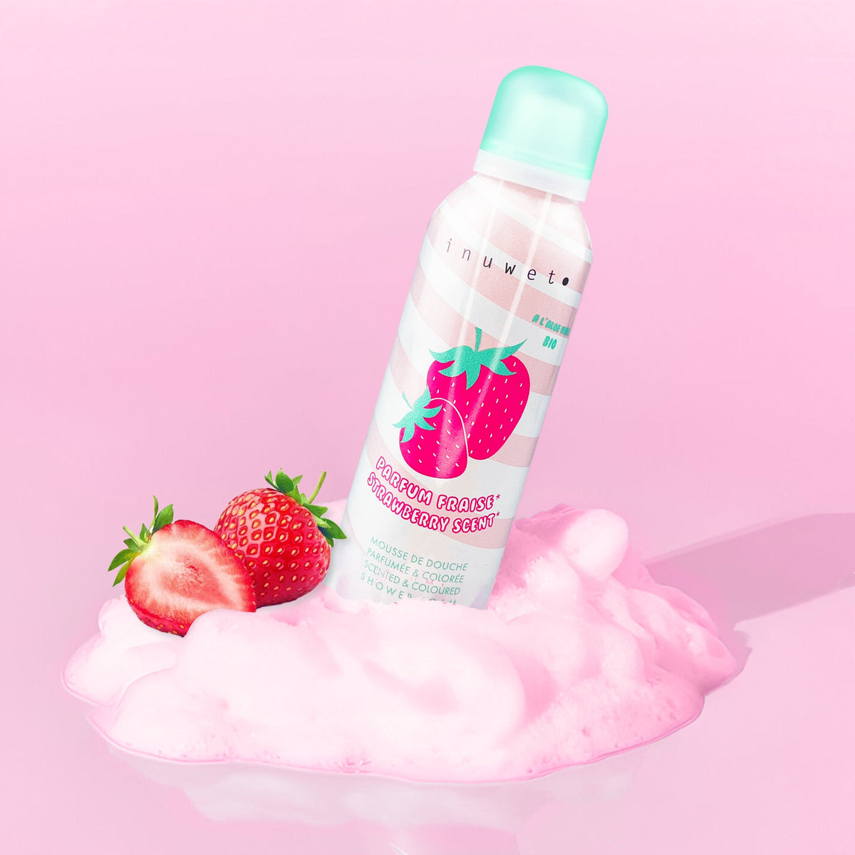Mousse de douche Fraise - ambiance