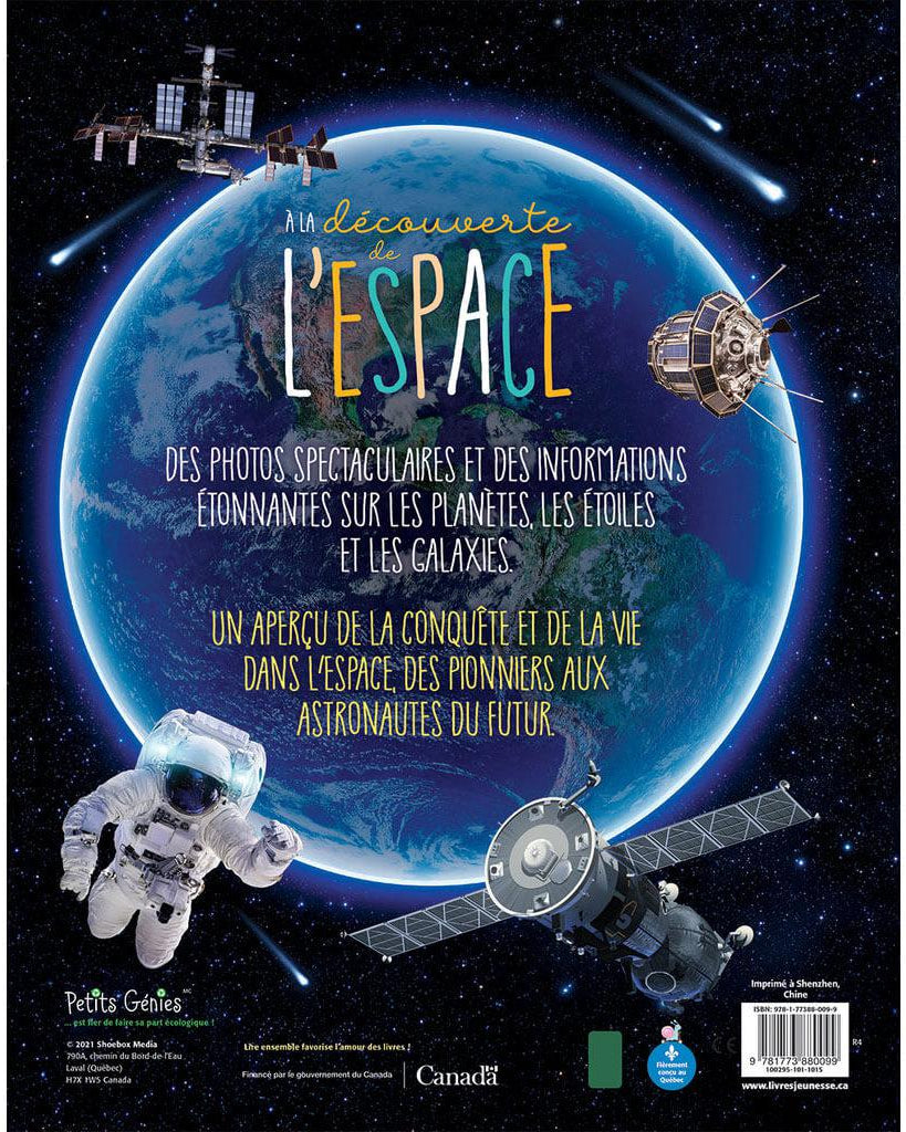 À la découverte de l'espace - Livres - Boutique LeoLudo - Petits Génies